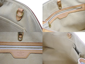 LOUIS VUITTON ルイヴィトン ハンドバッグ N51207 ハムステッドPM ホワイト ダミエアズールキャンバス 美品 中古 4b006999
