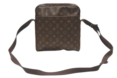 LOUIS VUITTON ルイヴィトン トロター ボブール ショルダーバッグ M97037 モノグラム ブラウン PVC レザー ゴールド金具 美品 中古 4b007000