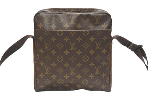LOUIS VUITTON ルイヴィトン トロター ボブール ショルダーバッグ M97037 モノグラム ブラウン PVC レザー ゴールド金具 美品 中古 4b007000