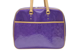 極美品 LOUIS VUITTON ルイヴィトン モノグラム サットン ハンドバッグ ミニボストン ヴァイオレット M91081 パープル系 中古 4b007008