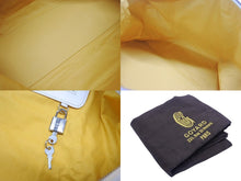 Load image into Gallery viewer, 極美品 GOYARD ゴヤール ボーイング 65 ヘリンボーン PVC レザー ボストンバッグ ホワイト 中古 4b007009