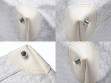 Load image into Gallery viewer, 極美品 GOYARD ゴヤール ボーイング 65 ヘリンボーン PVC レザー ボストンバッグ ホワイト 中古 4b007009