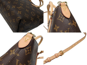 極美品 LOUIS VUITTON ルイヴィトン モノグラム ボエシMM 2WAY ショルダーバッグ ハンドバッグ M45986 ブラウン 中古 4b007013
