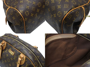 極美品 LOUIS VUITTON ルイヴィトン モントルグイユGM ハンドバッグ M95566 ブラウン PVC レザー ゴールド金具 中古 4b007014