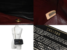 Load image into Gallery viewer, 極美品 CHANEL シャネル マトラッセ23 Wフラップ Wチェーンショルダーバッグ 1番台 ラムスキン ココマーク ブラック ゴールド金具 中古 4b007017