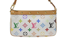 Load image into Gallery viewer, 新品同様 LOUIS VUITTON ルイヴィトン ポシェット アクセソワール アクセサリーポーチ M92649 モノグラム マルチカラー 村上隆 中古 4b007020