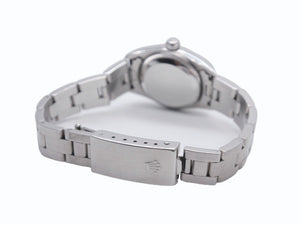 ROLEX ロレックス 腕時計 オイスターパーペチュアル 76080 K刻印 ステンレススチール シルバー ピンク文字盤 美品 中古 4b007023
