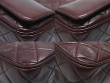 Load image into Gallery viewer, CHANEL シャネル チェーンショルダーバッグ 3番台 ココマーク フリンジ レザー ボルドー ゴールド金具 美品 中古 4b007025