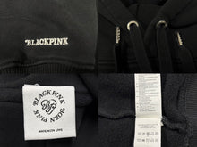 画像をギャラリービューアに読み込む, BLACKPINK ブラックピンク VERDYコラボ パーカー BORNPINKツアーグッズ ブラック コットン ポリエステル サイズM 美品 中古 4b007031