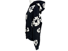 Load image into Gallery viewer, DENIM TEARS デニムティアーズ Cotton Wreath Hoodie コットンリース フーディー サイズL ブラック ホワイト 美品 中古 4b007040