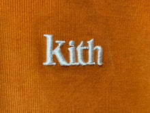 Load image into Gallery viewer, KITH キース コーデュロイ ハーフジップ 半袖トラックジャケット SS2022 RN140659 オレンジ コーデュロイ サイズXL 美品 中古 4b007041
