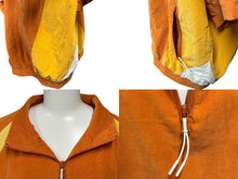 Load image into Gallery viewer, KITH キース コーデュロイ ハーフジップ 半袖トラックジャケット SS2022 RN140659 オレンジ コーデュロイ サイズXL 美品 中古 4b007041