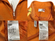 Load image into Gallery viewer, KITH キース コーデュロイ ハーフジップ 半袖トラックジャケット SS2022 RN140659 オレンジ コーデュロイ サイズXL 美品 中古 4b007041