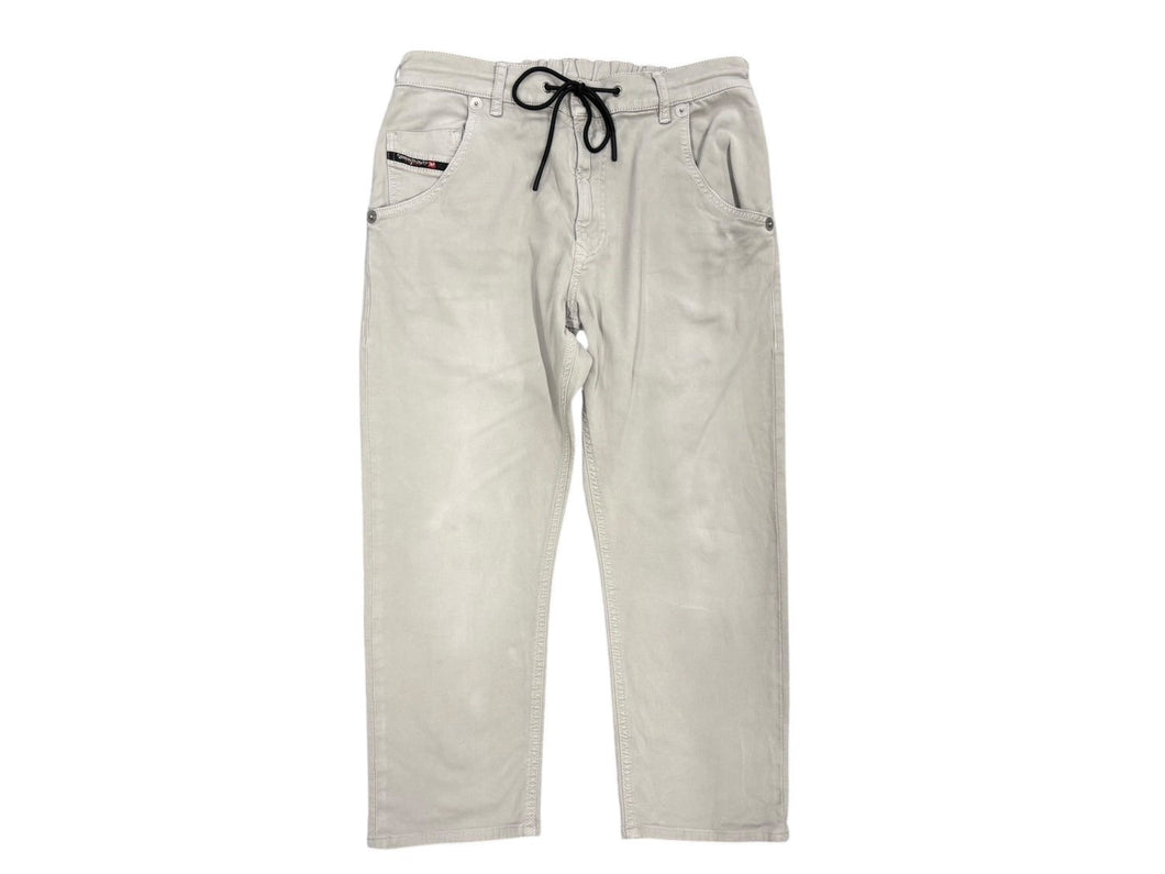 DIESEL ディーゼル RN93243 CA25594 ヴィンテージパンツ ストレッチ素材 グレー コットン プレス加工 サイズ32 美品 中古 4b007042