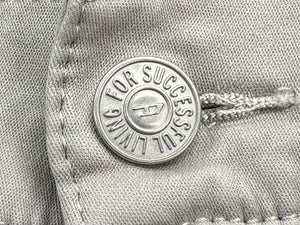 DIESEL ディーゼル RN93243 CA25594 ヴィンテージパンツ ストレッチ素材 グレー コットン プレス加工 サイズ32 美品 中古 4b007042