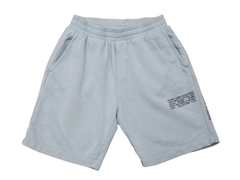 HELMUT LANG ヘルムート ラング Sweat short pants スウェット ショートパンツ ブルー 美品 中古 4b007053