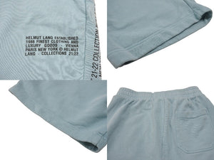 HELMUT LANG ヘルムート ラング Sweat short pants スウェット ショートパンツ ブルー 美品 中古 4b007053