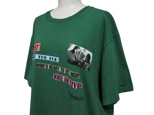 Supreme シュプリーム FUK DAT グラフィックデザイン半袖Ｔシャツ グリーン コットン サイズL 美品 中古 4b007054