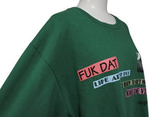 Load image into Gallery viewer, Supreme シュプリーム FUK DAT グラフィックデザイン半袖Ｔシャツ グリーン コットン サイズL 美品 中古 4b007054