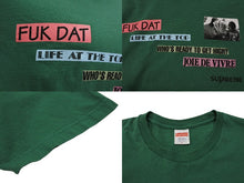 Load image into Gallery viewer, Supreme シュプリーム FUK DAT グラフィックデザイン半袖Ｔシャツ グリーン コットン サイズL 美品 中古 4b007054