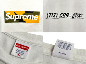 Supreme シュプリーム 17AW Box Logo Tee ボックスロゴ 半袖Tシャツ サイズM ホワイト Brooklyn Open記念 美品 中古 4b007058