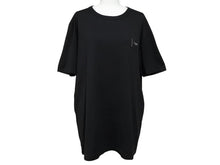 Load image into Gallery viewer, DOLCE&amp;GABBANA ドルチェ&amp;ガッバーナ 半袖 クルーネック Tシャツ ロゴプレート G8HLOT ブラック 黒 美品 中古 4b007060