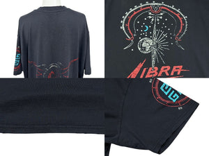 Givenchy ジバンシー 半袖Ｔシャツ BM70FT3002 ブラック コットン バックプリント サイズM 美品 中古 4b007062