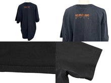 Load image into Gallery viewer, HELMUT LANG ヘルムートラング ロゴプリント半袖Ｔシャツ ブラック コットン サイズL CA52192 美品 中古 4b007064
