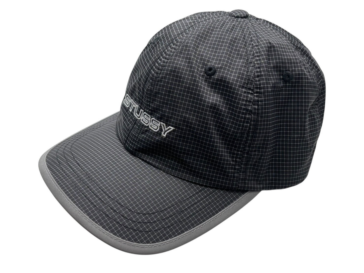 stussy ナイロン　キャップ　チェック柄 STUSSY ステューシー 軽量ナイロンキャップ チェック柄