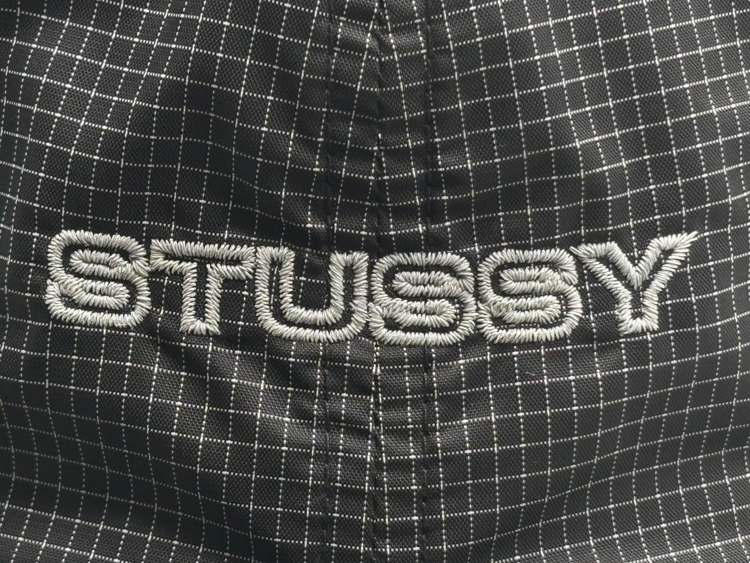 stussy ナイロン　キャップ　チェック柄 STUSSY ステューシー 軽量ナイロンキャップ チェック柄