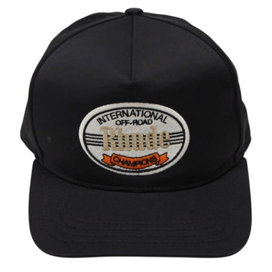 RHUDE ルード インターナショナル チャンピオンシップ キャップ RHPF23HA080413720372 ブラック ポリエステル 良品 中古 4b007072