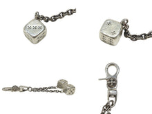 Load image into Gallery viewer, CHROME HEARTS クロムハーツ DICE DBL KEY CHAIN ダブルダイス キーチェーン 重量約85.5g 2013/.925刻印 シルバー925 美品 中古 4b007073