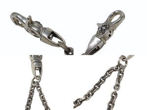 CHROME HEARTS クロムハーツ DICE DBL KEY CHAIN ダブルダイス キーチェーン 重量約85.5g 2013/.925刻印 シルバー925 美品 中古 4b007073