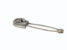 Load image into Gallery viewer, 極美品 CHROME HEARTS クロムハーツ セーフティピン スモール 1Pダイヤ チャーム シルバー SV925 2,1g 中古 4b007075