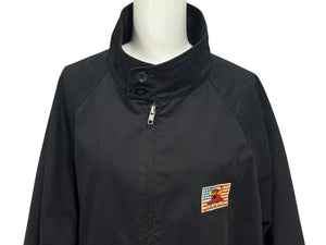 SUPREME シュプリーム x toy machine コラボ HARRINGTON JACKET ハリントンジャケット L ブラック 黒 美品 中古 4b007076