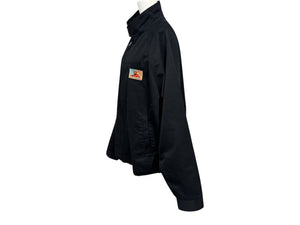 SUPREME シュプリーム x toy machine コラボ HARRINGTON JACKET ハリントンジャケット L ブラック 黒 美品 中古 4b007076