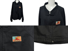 Load image into Gallery viewer, SUPREME シュプリーム x toy machine コラボ HARRINGTON JACKET ハリントンジャケット L ブラック 黒 美品 中古 4b007076