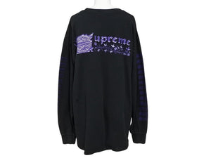 SUPREME シュプリーム Saint Sebastian L/S Tee 24SS セイント セバスチャン 長袖カットソー ブラック XL 美品 中古 4b007079