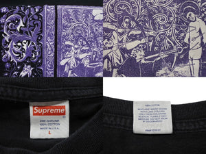 SUPREME シュプリーム Saint Sebastian L/S Tee 24SS セイント セバスチャン 長袖カットソー ブラック XL 美品 中古 4b007079