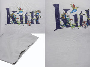 KITH キース 22ss Jacobean Serif Logo Vintage Tシャツ L コットン グレー 22-071-060-0005-1-0 中古 4b007080