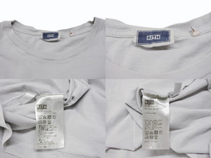 KITH キース 22ss Jacobean Serif Logo Vintage Tシャツ L コットン グレー 22-071-060-0005-1-0 中古 4b007080
