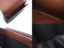 Load image into Gallery viewer, 極美品 BURBERRY バーバリー TB モノグラム コンパクトウォレット 三つ折り財布 ブラウン PVC レザー 中古 4b007084