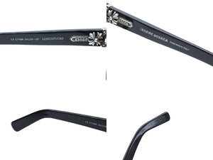 CHROME HEARTS クロムハーツ LUNCHFUCKS ランチファックス サングラス アイウェア サイズ54□18-137 レオパード柄 美品 中古 4b007086
