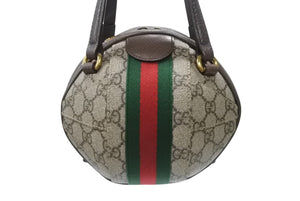 極美品 GUCCI グッチ オフィディア GGスプリーム 2WAYバッグ ハンドバッグ ショルダーバッグ 574194 525040 ベージュ 中古 4b007088