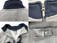 画像をギャラリービューアに読み込む, ROCAWEAR ロカウェア レアモデル ロゴプリント トラックジャケット パーカー グレー ネイビー コットン サイズXL 美品 中古 4b007105