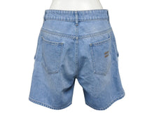 画像をギャラリービューアに読み込む, 極美品 MIUMIU ミュウミュウ Denim Short Pants ロゴマーク入り デニムショートパンツ コットン サイズ38 中古 4b007108
