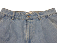 画像をギャラリービューアに読み込む, 極美品 MIUMIU ミュウミュウ Denim Short Pants ロゴマーク入り デニムショートパンツ コットン サイズ38 中古 4b007108