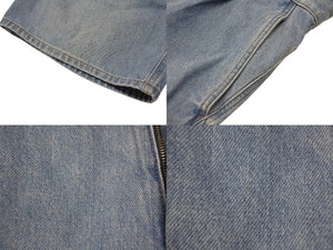 極美品 MIUMIU ミュウミュウ Denim Short Pants ロゴマーク入り デニムショートパンツ コットン サイズ38 中古 4b007108