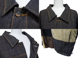 [USED/中古]pellepelle ペレペレ ジャケット マルチカラー コットン デニム XXXL Aランク 中古 4b007109
