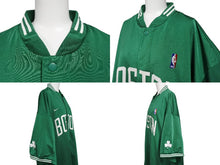 Load image into Gallery viewer, BOSTON CELTICS ボストンセルティックス Shooting Shirt シューティングジャージ グリーン 緑 美品 中古 4b007127